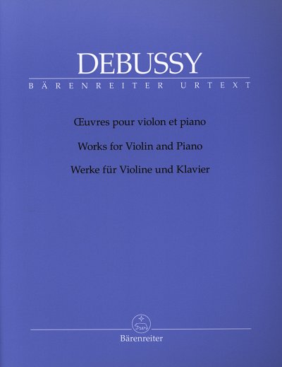 C. Debussy: Werke für Violine und Klavier, VlKlav (KlavpaSt)