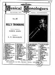 DL: E. John: Bill's Trombone, GesKlav