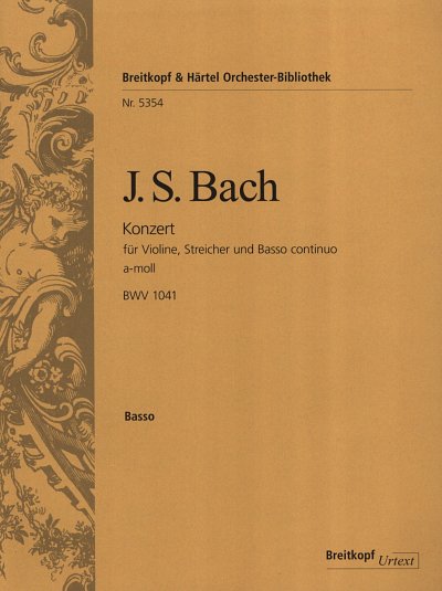 J.S. Bach: Konzert für Violine a-Moll BWV 10, VlStrBc (VcKb)