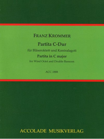 F. Krommer: Partita C-Dur op. 76, 2Ob2Kl2H2FKf (Pa+St)