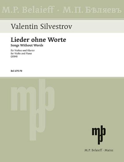 V. Silvestrov: Melodies of the Moments - Cycle VII