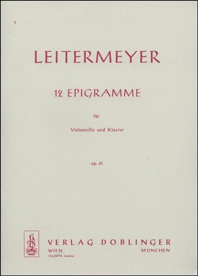F. Leitermeyer: 12 Epigramme op. 41