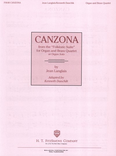 J. Langlais: Canzona (Organ And Brass Quartet)