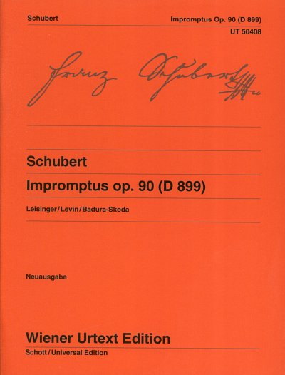 F. Schubert: Impromptus op. 90 (D 899), Klav