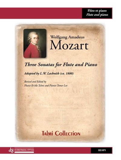 W.A. Mozart: Three Sonatas for Flute and Piano