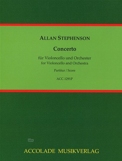 A. Stephenson: Konzert Für Violoncello und O, VcOrch (Part.)