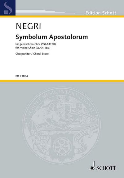 DL: A.E. Negri: Symbolum Apostolorum (Chpa)