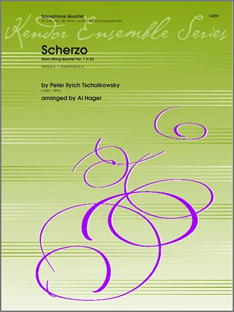P.I. Tschaikowsky: Scherzo (from String QuartetNo. 1 In D)