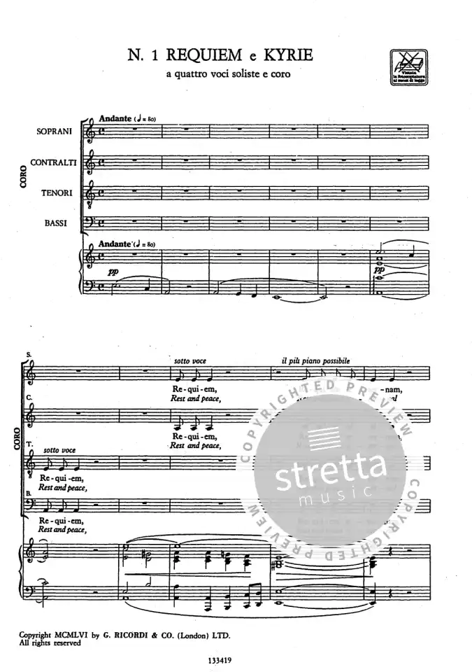 G. Verdi: Messa da Requiem, 4GesGchOrch (KA) (2)