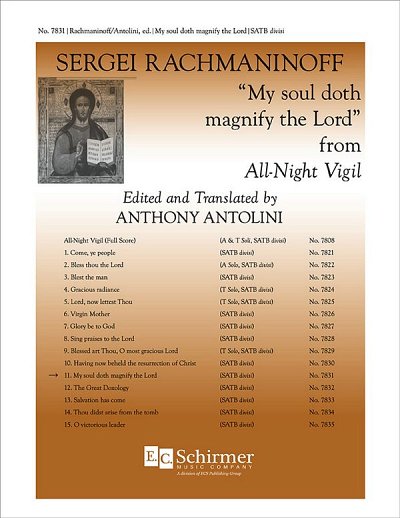 S. Rachmaninow: All-Night Vigil: 11. My soul doth magnify th
