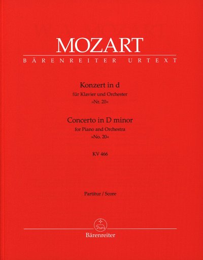 W.A. Mozart: Konzert Nr. 20 d-Moll KV 466, KlavOrch (Part)