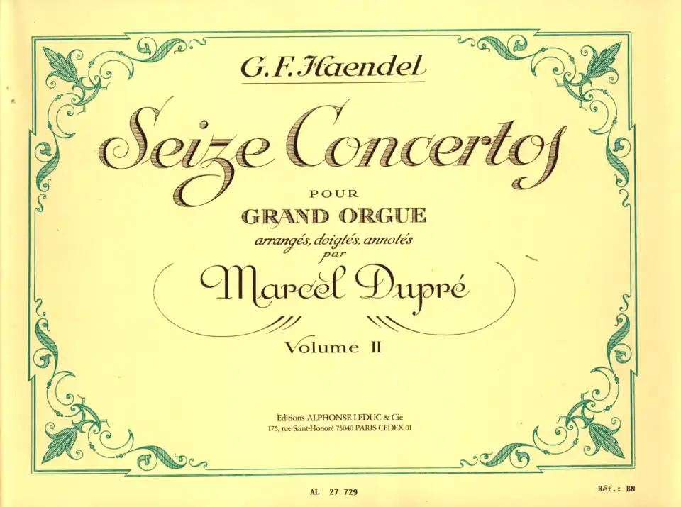 G.F. Händel: Seize Concertos 2, Org (0)