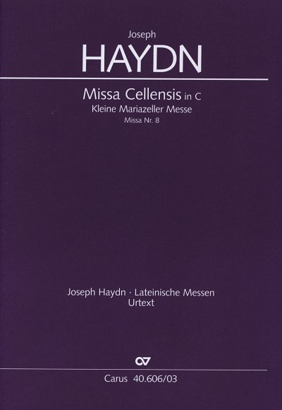 J. Haydn: Missa Cellensis in C, GesGchOrchOr (KA)