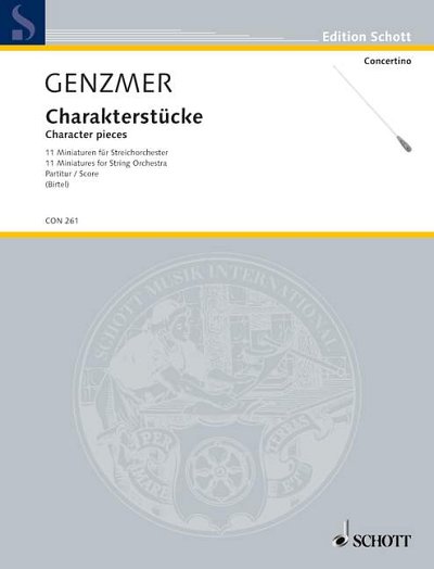 H. Genzmer: Charakterstücke (Pièces de caractère)