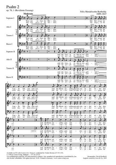 DL: F. Mendelssohn Barth: Warum toben die Heiden MWV B 4 (Pa