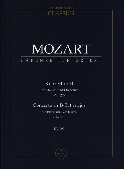 W.A. Mozart: Konzert Nr. 27 B-Dur KV 595, KlavOrch (Stp)