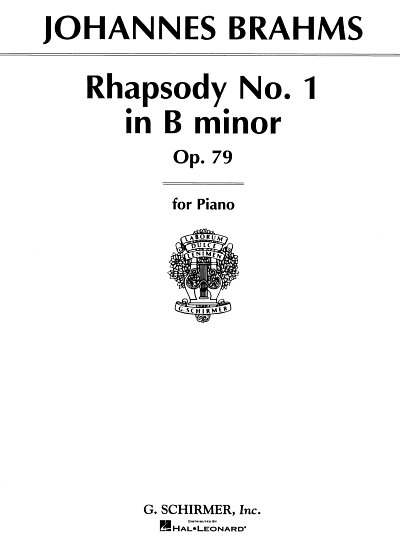 J. Brahms: Rhapsody in B Minor, Op. 79, No. 1, Klav