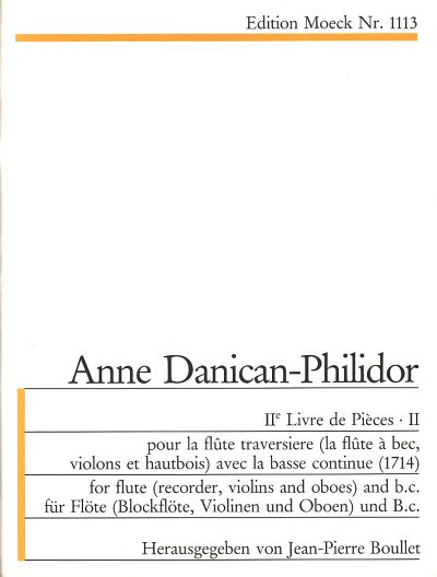 Philidor Anne Danican: Livre De Pieces 2
