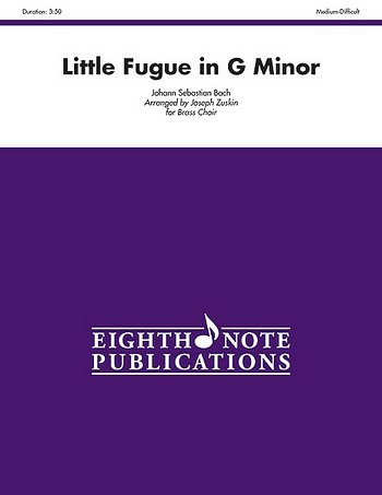 J.S. Bach: Little Fugue in G minor, 13BlechPau (Pa+St)