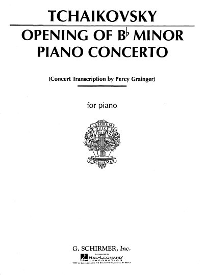 P.I. Tschaikowsky: Opening of B minor Piano Concerto o, Klav