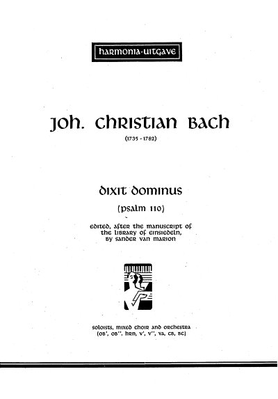 AQ: J.C. Bach: Dixit Dominus, 4GesGchOrchO (B-Ware)