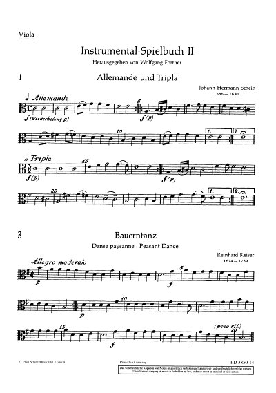 Instrumental-Spielbuch 2 Leichte Originalsaetze Viola