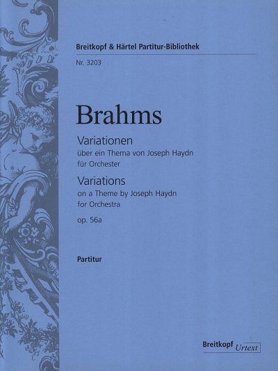 J. Brahms: Variationen ueber ein Thema von Jos, Sinfo (Part.