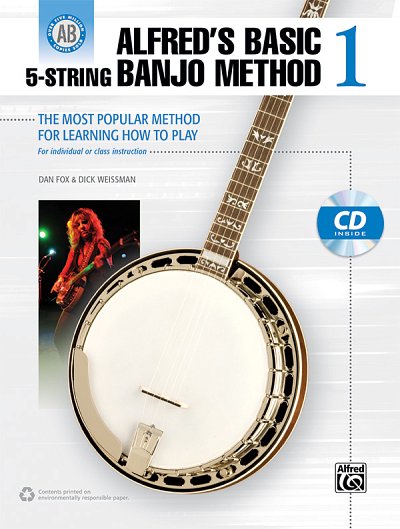 D. Fox: Alfred's Basic 5-String Banjo Method 1, Bjo (Bu+CD)