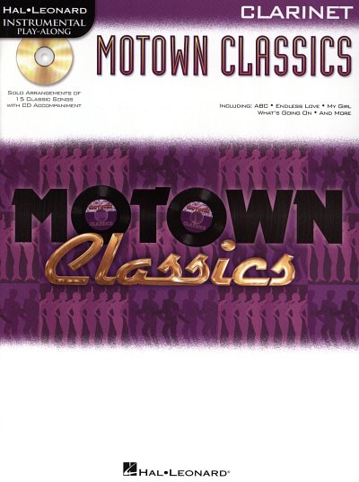 Hal Leonard Instrumental Play-Along: Motown Clas, Klar (+CD)