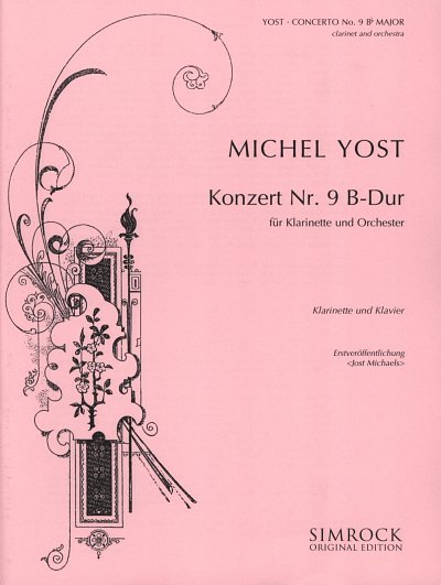 Y. Michel: Konzert Nr. 9 B-Dur , KlarOrch (KASt)