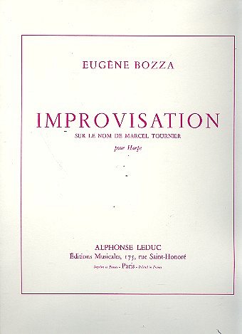 E. Bozza: Improvisation sur le nom de Marcel Tournier
