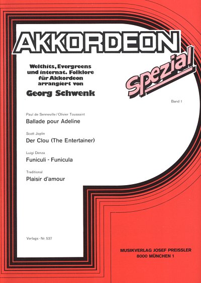 G. Schwenk et al.: Akkordeon spezial, Band 1