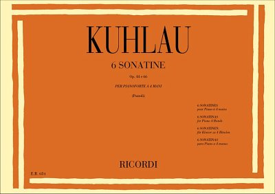 Kuhlau: 6 Sonatine Op. 44 E Op. 66 (Pozzoli) , Klav4m (Sppa)