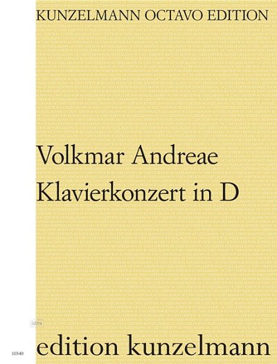 Andreae, Volkmar: Klavierkonzert in D D-Dur