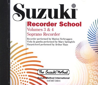 S. Suzuki: Suzuki Recorder School 3&4, SBlf (CD)