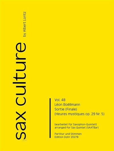 L. Boëllmann: Sortie (Finale) op. 29/5, 5Sax (Pa+St)