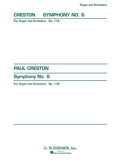 P. Creston: Symphony No. 6 op. 118, OrgOrch (Stp)