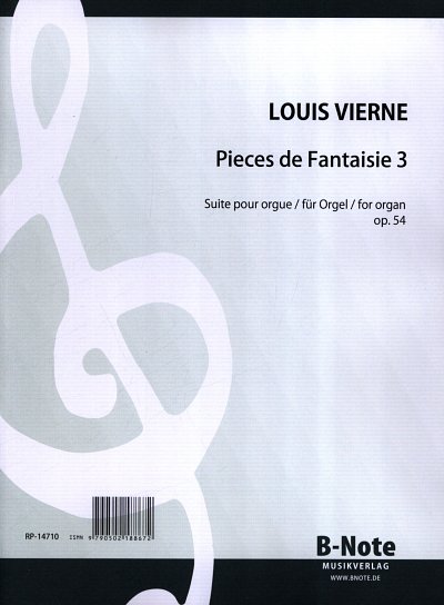L. Vierne: Pièces de Fantaisie pour orgue 3 op.54, Org