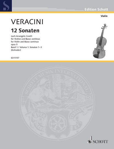 F.M. Veracini: Twelve Sonatas after op. 5 from Corelli