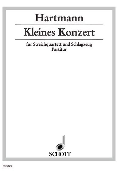 DL: K.A. Hartmann: Kleines Konzert (Part.)