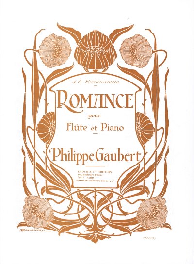 P. Gaubert: Romance, FlKlav (KlavpaSt)