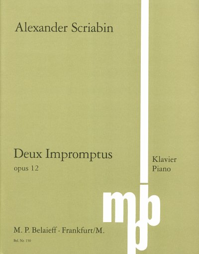 A. Skrjabin: Deux Impromptus op. 12, Klav