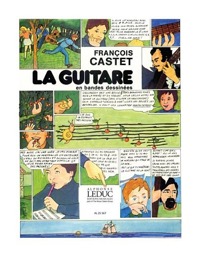 F. Castet: François Castet: La Guitare en Bandes dessinees