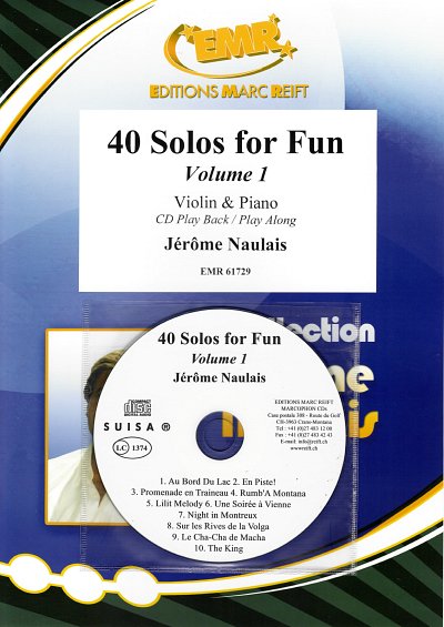 J. Naulais: 40 Solos for Fun Volume 1, VlKlav (+CD)