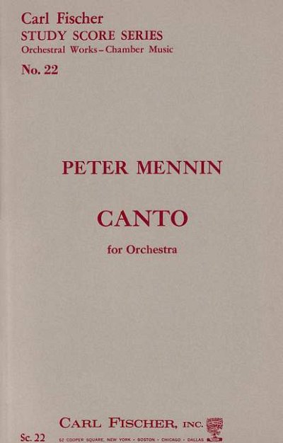 M. Peter: Canto, Sinfo (Stp)