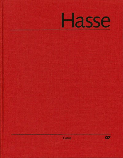 AQ: J.A. Hasse: Requiem in C und B, 3GesGchOrch (Pa (B-Ware)