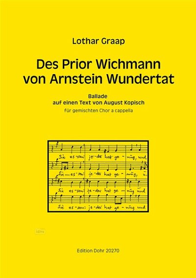 L. Graap: Des Prior Wichmann von Arnstein Wundertat (Chpa)