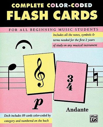 Complete Color-Coded Flash Cards, Instr/Gs