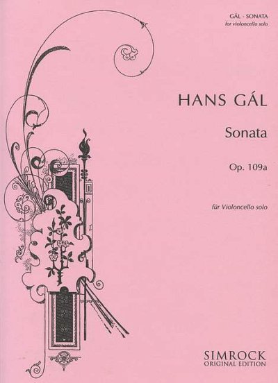 G. Hans: Sonate op. 109a , Vc