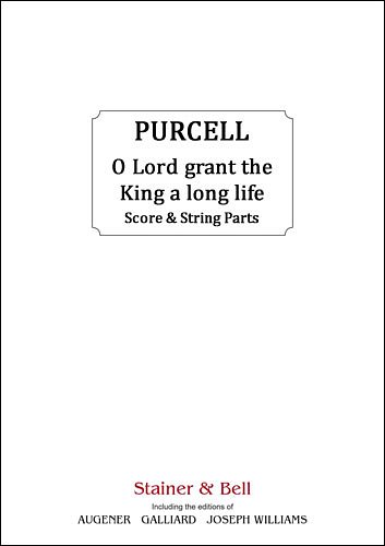 H. Purcell: O Lord, grant the Kin, 3GesGchStrOr (PaSts(Str))